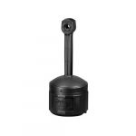 Cease-Fire Cigarette Butt Receptacle, 4 Gallon, Black