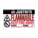Haz-Alert Flammable Small Warning Label