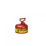 Steel Safety Can for Flammables, 1 Gallon, Red
