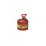 Steel Safety Can for Flammables, 2 Gallon, Red