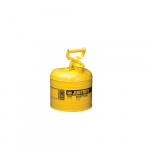 Steel Safety Can for Diesel, 2 Gallon, Yellow