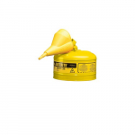 Steel Can for Diesel, 2.5 Gallon, Yellow, Funnel
