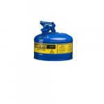 Steel Safety Can for Oil, 2.5 Gallon, Blue
