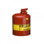 Steel Safety Can for Flammables, 5 Gallon, Red