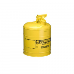 Steel Safety Can for Diesel, 5 Gallon, Yellow