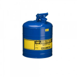 Steel Safety Can for Kerosene, 5 Gallon, Blue