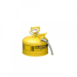 AccuFlow Safety Can for Diesel, 2.5 Gallon, Yellow