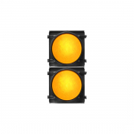 Emergency Vehicle Warning, Double 12" LED Yellow
