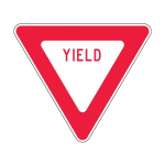 Yield Sign 36" High Intensity 6 LEDs