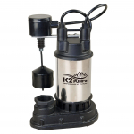 1/2 HP Submersible Sump Pump, Vertical Switch