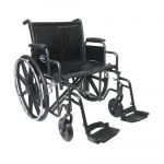 24" Seat Heavy Duty Wheelchair