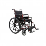18" Lightweight Wheelchair Red Streak