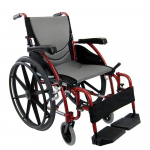 16" Seat Wheelchair, Red