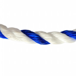 Floating Rope Royal Blue White 3/8"