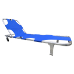 Folding Stretcher with Wheels Blue Oxford
