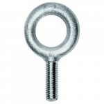 1"-8 x 2-1/2" Plain Pattern Eyebolt, 304 SS
