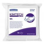 Kimtech Pure W5 Dry Wipe, White, 9" x 9"
