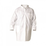 KleenGuard A20 Protection Lab Coat, White, L