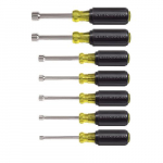 Nut Driver Set 3" Shafts, Cushion Grip, 7-Piece