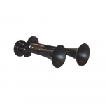 Black XCR2.0 Dual Air Horn with 4 Solenoid Valve