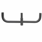 180 Degree Round Triple Bullhorn Tenon for 3 Fixtures