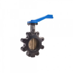 T-337AB Iron Wafer Butterfly Valve, 2-1/2"