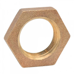 1/2" Threaded Cast Bronze Locknut, FNPT