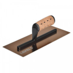 12" Finishing Trowel Gold SS, Leather