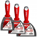 Stainless Steel Joint Knife 3-Pack w/ Soft Grip Handle