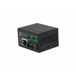 RJ45 SC Ethernet Media Converter 2km -40C to 75C