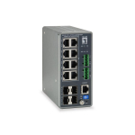 12-Port L3 Lite Managed Gigabit PoE Switch -40C/75C