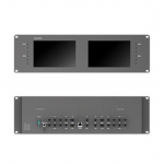 Dual 3RU Rackmount SDI Monitor 7"