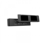 Dual 3RU Rackmount SDI Monitor with HDR 7"