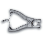 Aluminum Hand Clamp w/ 2 Stainless Steel Points