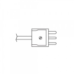 (3-Wire) Miniature Size Single Male Plug
