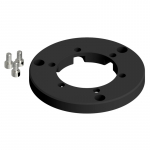 Circular Baseplate 3 pcs M6x14 Screw Black