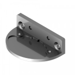 Mounting Plate Vert Sidelights X01-Series Silver