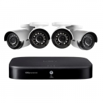 8 Channel Security System with 4 Cameras, 1 TB HDD