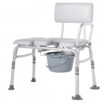 Padded Knock Down Transfer Commode Bench