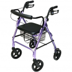 Walkabout Four-Wheel Rollator, Lavender