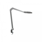 Ovelo LED Task Light with Edge Clamp, Silver Grey