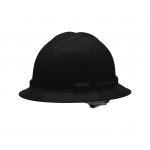 Hard Hat - 4 Pt. Ratchet Full Brim, Black