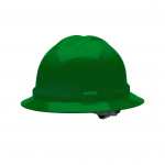 Hard Hat - 4 Pt. Ratchet Full Brim, Green