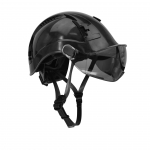Type 2 Black Safety Helmet with Tinted Visor