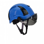 Type 2 Blue Safety Helmet with Tinted Visor