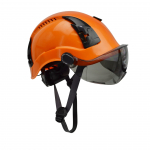 Type 2 Orange Safety Helmet with Tinted Visor