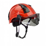 Type 2 Red Safety Helmet withTinted Visor