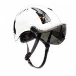 Type 2 White Safety Helmet with Tinted Visor