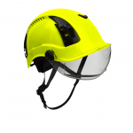 Type 2 Yellow Safety Helmet with Clear Visor