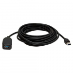 USB 3.0 Type-A Male to Type-A Female Cable, 16'